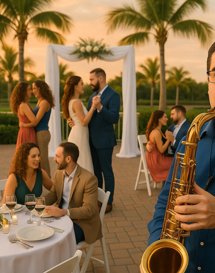 salsa hits sax performed live with nice vibes